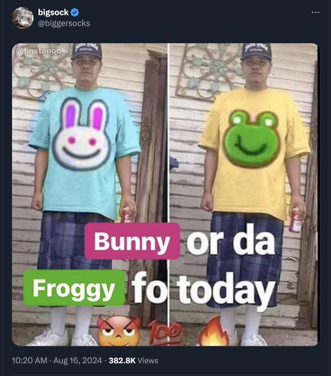 minion or da bob for today - bigsock C Bunny or da Froggy fo today Views